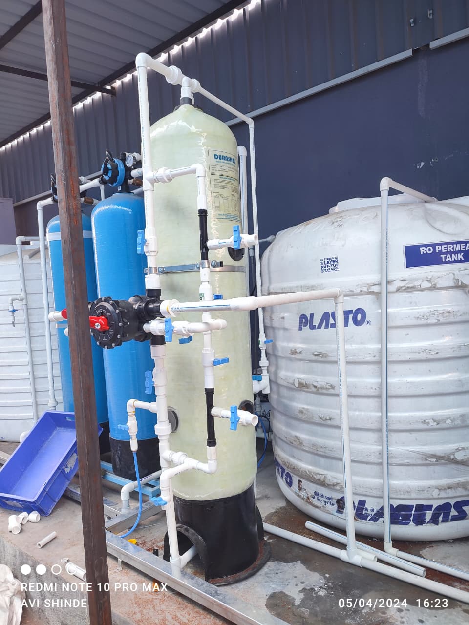 Industrial Mixed Bed Systems (MBDM) installation
